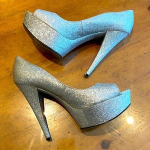 Enzo Angiolini Sparkle Heels Size 10